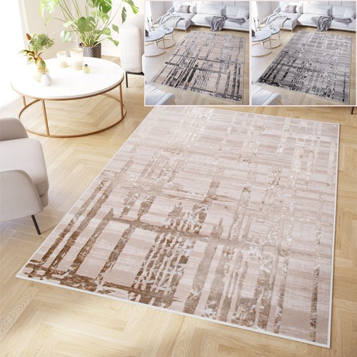 Kurrzflor teppich grau beige - teppich,